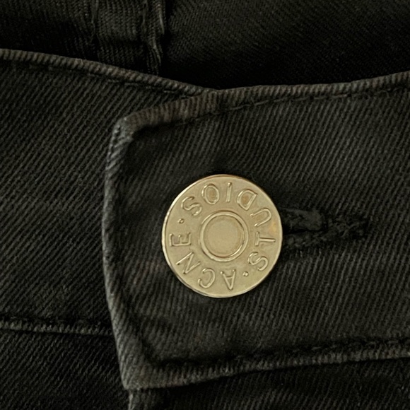 Acne Studios all black chino pants size 32” x 28” - Picture 2 of 8